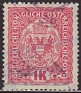 Austria 1916 Escudo 1 K Rojo Scott 159